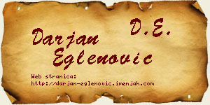 Darjan Eglenović vizit kartica